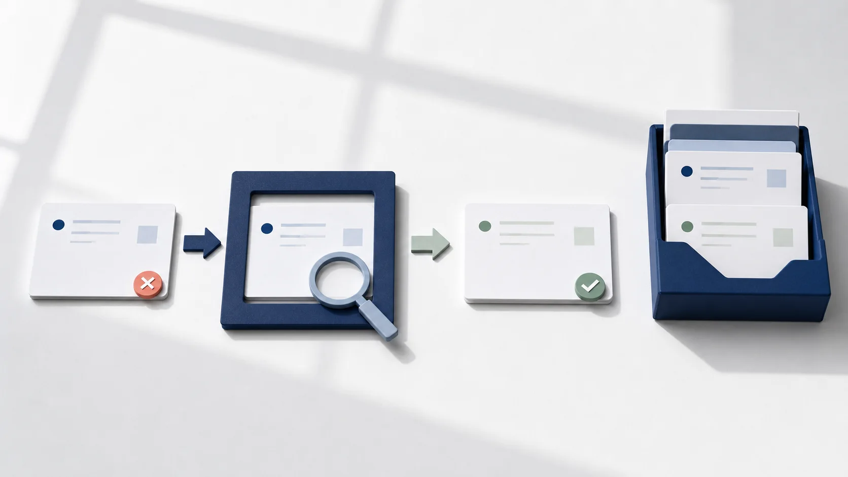 An incorrect information return reviewed, corrected, confirmed, and archived with supporting records
